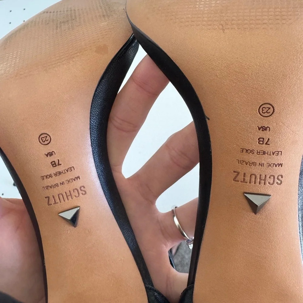NWOT Schutz Cadey Lee Leather Sandal - Size 7 - Picture 9 of 9